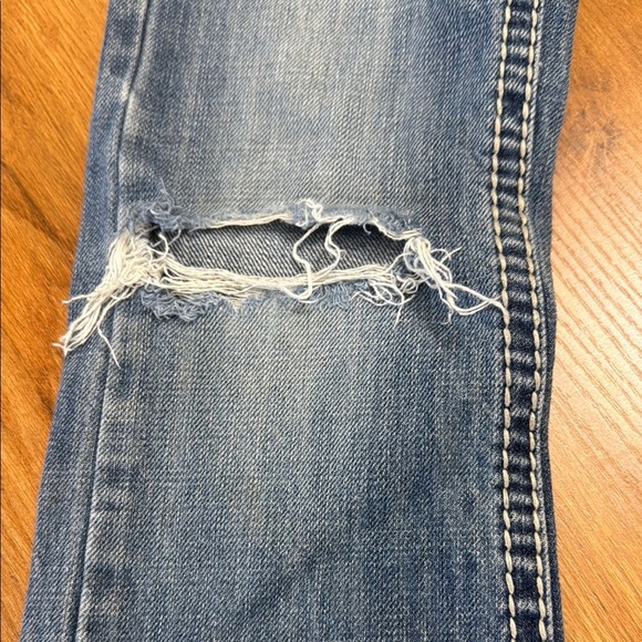 Girls Rock and Roll Denim Jeans Size 7 - Picture 2 of 5